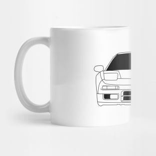 Honda NSX Black Outline Mug